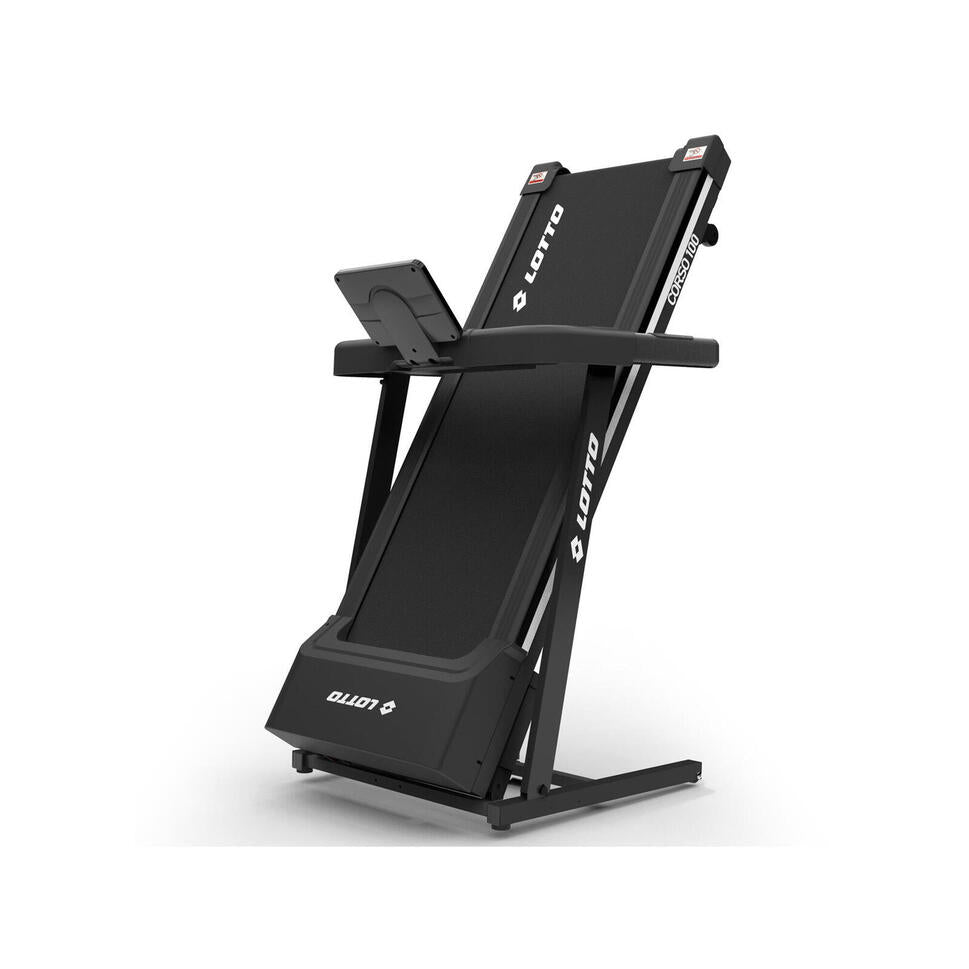 LOTTO Corso 100 Tapis de Course Electrique Pliable, Max 110kg,Bluetooth - SportVentePrivee