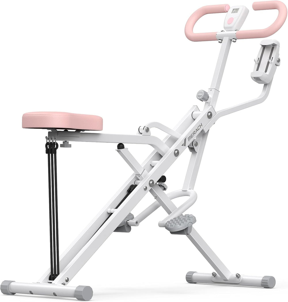 MERACH 2-en-1 Machine à Squats et Rameur - R07 Pro