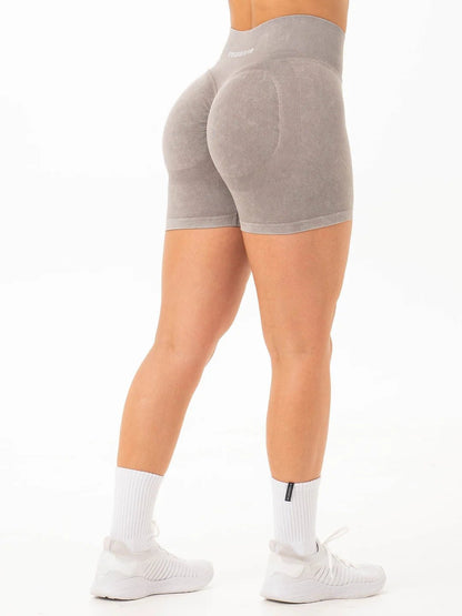 STONEWASH SCRUNCH SEAMLESS SHORTS STONE (PACK DE 3) - SportVentePrivee
