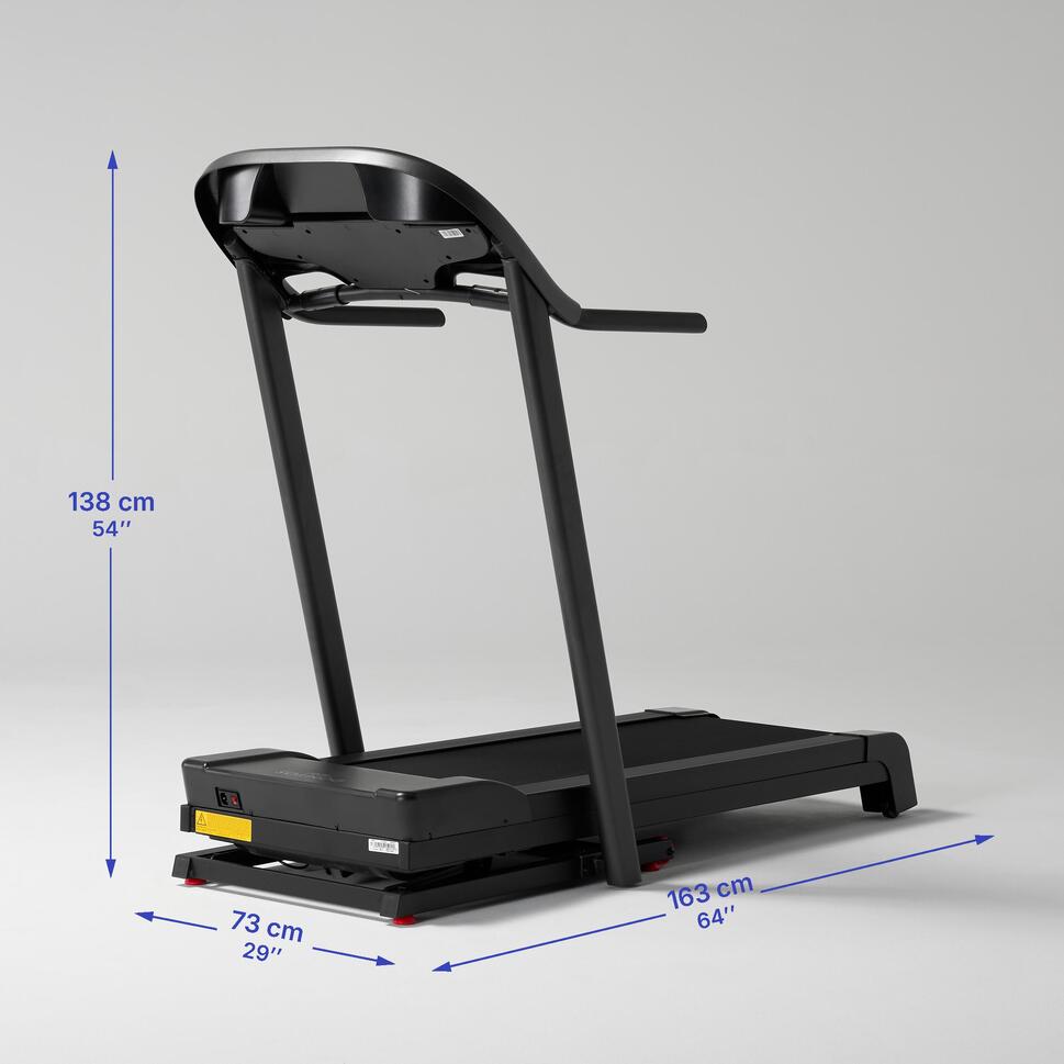 Tapis de course pliable 13km/h, T520B - SportVentePrivee
