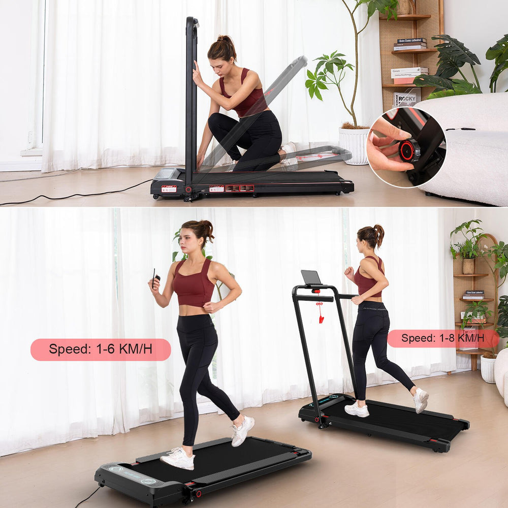 Tapis de Course Pliable / Inclinable 13.41%-ZX4S-1400W-8KM/H