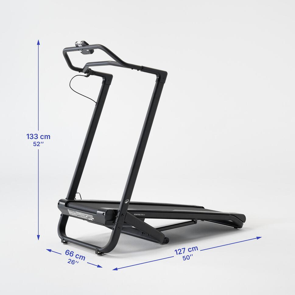 Tapis de course pliable, TS100 - SportVentePrivee