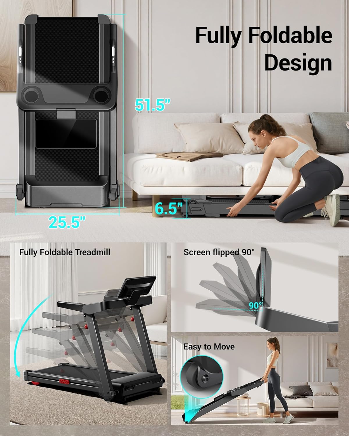 Umay L20 - Tapis de course pliant - CitySportFrance
