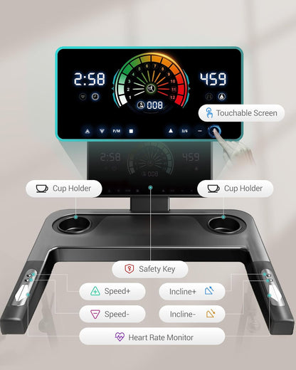 Umay L20 - Tapis de course pliant - CitySportFrance