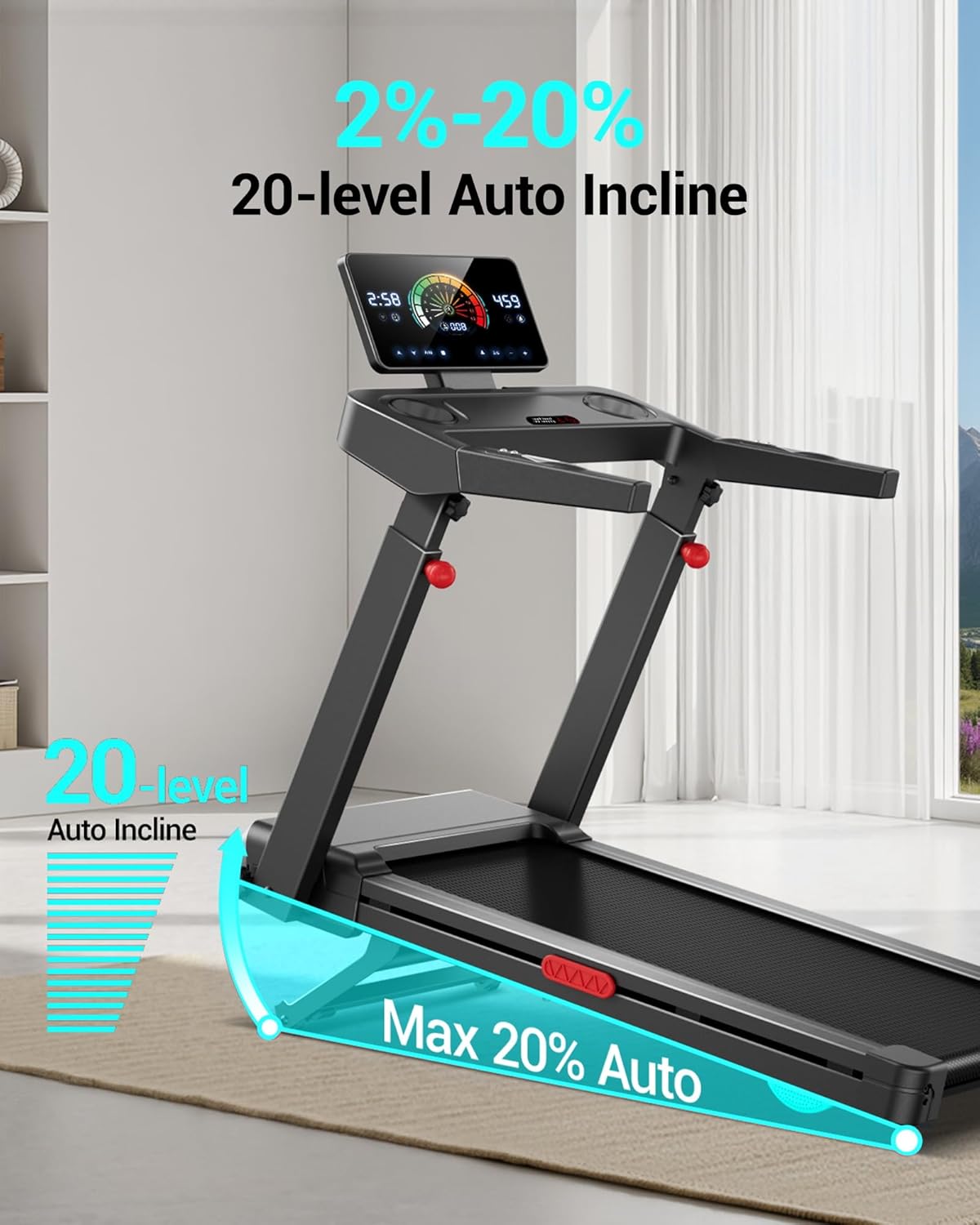 Umay L20 - Tapis de course pliant - CitySportFrance