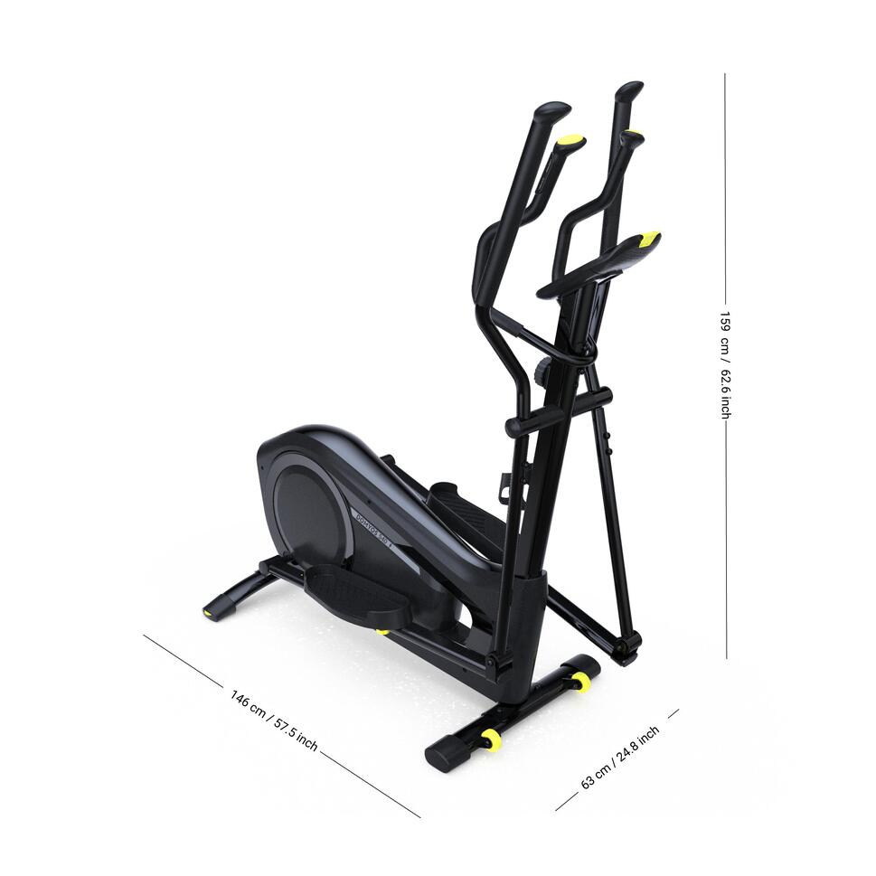 Vélo elliptique el540 noir auto - alimenté et connecté kinomap - SportVentePrivee