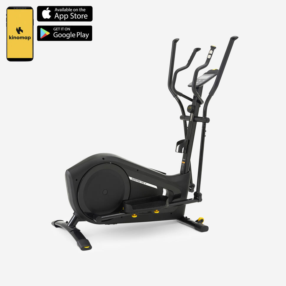 Vélo elliptique el540 noir auto - alimenté et connecté kinomap - SportVentePrivee